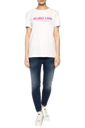 T-shirt with a printed logo, zdjęcie 2 T-shirt with a printed logo od Helmut Lang
